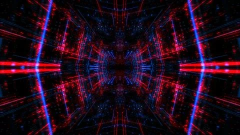 Abstract digital virtual city. Scanning city for hackers attack concept. イラスト素材