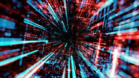 Abstract digital virtual city. Scanning city for hackers attack concept. イラスト素材