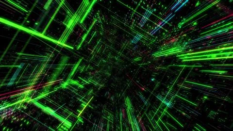 Abstract digital virtual city. Scanning city for hackers attack concept. イラスト素材