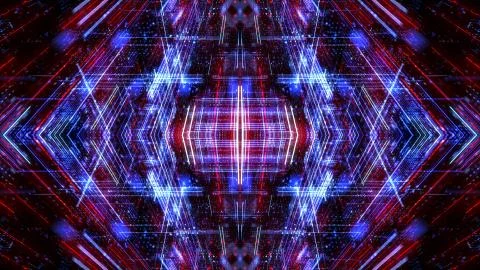 Abstract digital virtual city. Scanning city for hackers attack concept. イラスト素材