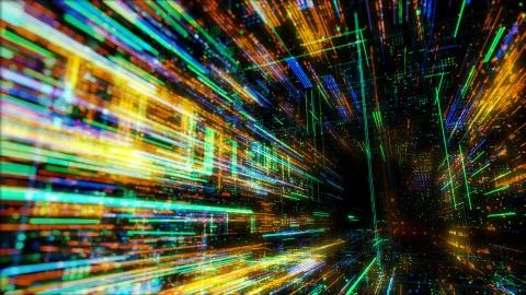 Abstract digital virtual city. Scanning city for hackers attack concept. イラスト素材
