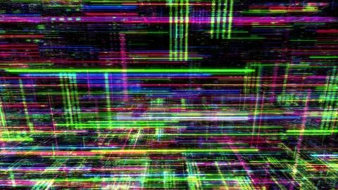 Abstract digital virtual city. Scanning city for hackers attack concept. イラスト素材