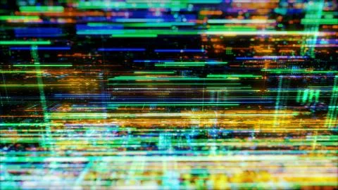 Abstract digital virtual city. Scanning city for hackers attack concept. イラスト素材