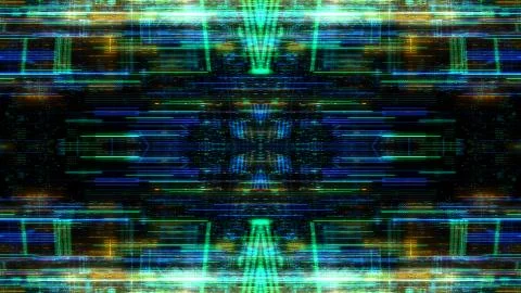 Abstract digital virtual city. Scanning city for hackers attack concept. イラスト素材