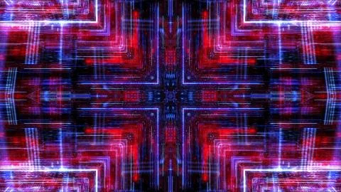 Abstract digital virtual city. Scanning city for hackers attack concept. イラスト素材