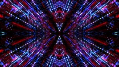 Abstract digital virtual city. Scanning city for hackers attack concept. 库存插图