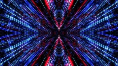 Abstract digital virtual city. Scanning city for hackers attack concept. イラスト素材