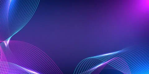 Abstract digital wave background. Blue glowing in a wavy suitable for devel.. Stock Illustration