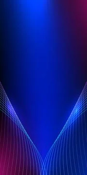 Abstract digital wave background. Bright glowing lines moving through dark .. 스톡 일러스트