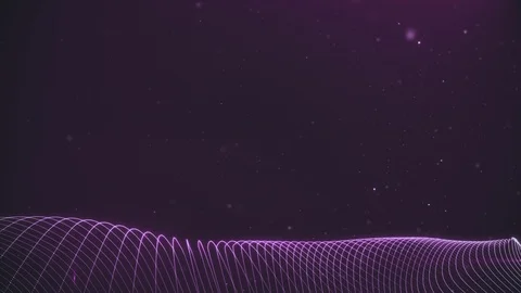 Abstract Digital wave background dark blue 3d rendering animation blurred Stock Footage 127224136
