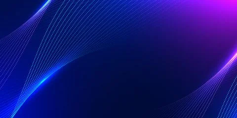 Abstract digital wave background. Data flow representation featuring glowin.. Stock Illustration