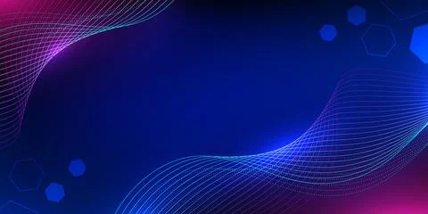 Abstract digital wave background. Deisgn for wavy data lines artificial int.. 스톡 일러스트