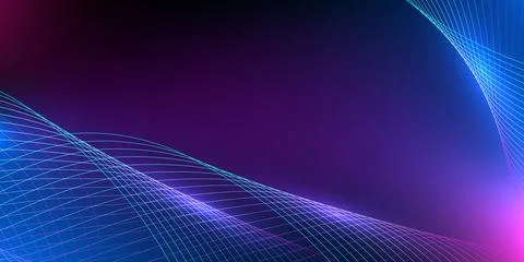 Abstract digital wave background. Design for dark blue pattern background w.. Stock Illustration