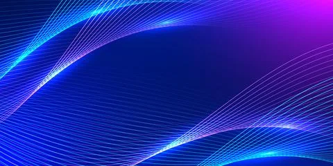 Abstract digital wave background. Design for featuring glowing cyan and pur.. Illustrazione stock