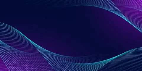 Abstract digital wave background. Design for fluid financial technology dat.. Illustrazione stock
