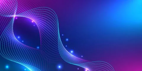 Abstract digital wave background. Digital wave illustration with light dots.. イラスト素材