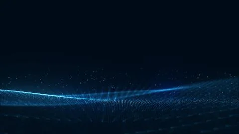 Abstract digital wave background. Stock Illustration