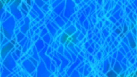 Abstract Digital Wave Flow Background - Blue Geometric Line Pattern Stock Footage 336169254