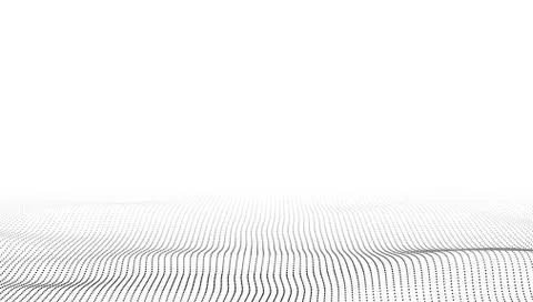 Abstract Digital Wave Particle Flow. Big Data Stock Illustration