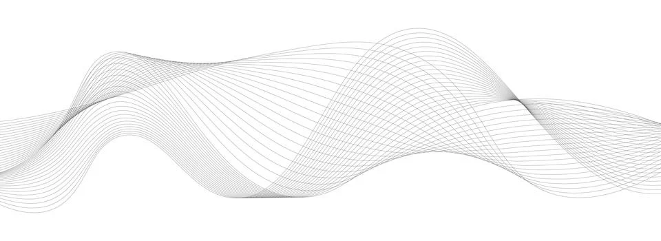 Abstract digital wave of particles. Technology background Stock Illustration