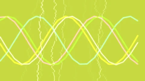 Abstract digital wave pattern for data visualization and futuristic technol.. Stock Footage 337705340