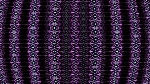 Abstract digital wave pattern in deep purple and black. High-tech data Stock Illustration