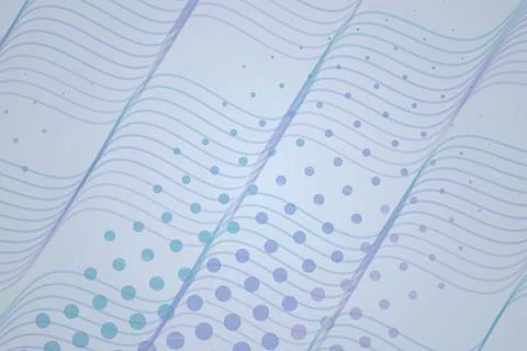 Abstract digital wave pattern with dots and lines Stock Photos