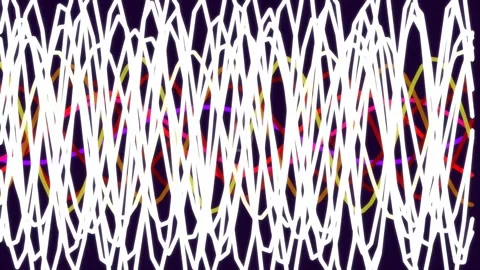 Abstract Digital Wave Pattern for Dynamic Technology Background Motion Stock Footage 342203595