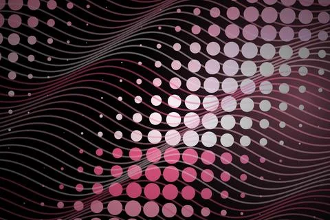 Abstract digital wave pattern with pink and black colors Stock Photos