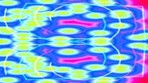 Abstract digital wave pattern with vibrant neon glow for futuristic technol.. Stock Footage 339346443