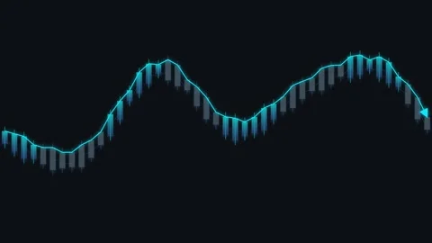 Abstract Digital Waveform Animation Stock Footage 342791422