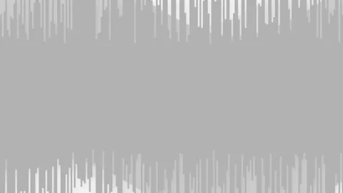 Abstract digital waveform with horizontal black and grey bars and textured .. Stock Footage 340943589