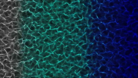 Abstract Digital Waves: Dynamic Background for Technology and Data Visualiz.. Stock Footage 318176559