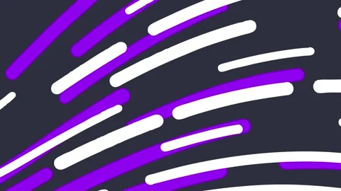 Abstract Digital Waves: A Dynamic Symphony in Purple White and Dark Contrast Vídeo Stock 341926935