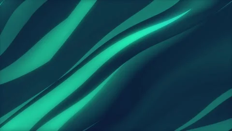 Abstract Digital Waves in Teal and Dark Blue Gradient Flowing Across Image .. Video stock 341926726