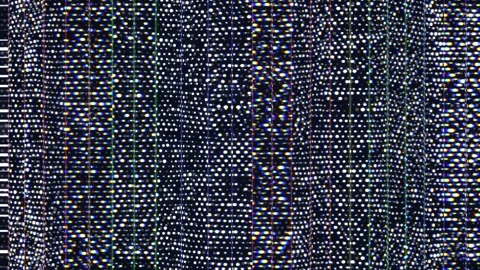 Abstract Digital Wavy Dot Pattern Glowing Data Stream Animation Stock Footage 348678809
