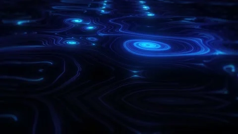 Abstract Digital Web Network And Communication Data Lines Loop Stock Footage 155551536