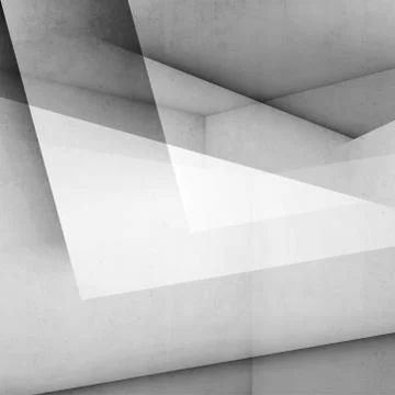 Abstract digital white background, concrete Stock Illustration