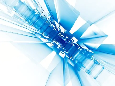 Abstract digitally generated image Stock Illustration