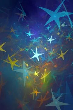 Abstract digitally generated modern art background image Stock Illustration