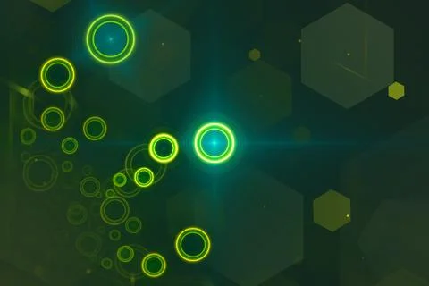 Abstract digitally generated modern art background image Stock Illustration