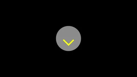Abstract directional arrow icon or swipe down arrow signal animation 4k. do.. Stock Footage 306557828