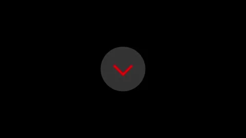 Abstract directional arrow icon or swipe down arrow signal animation 4k. do.. Stock Footage 306557829