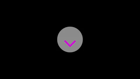Abstract directional arrow icon or swipe down arrow signal animation 4k. do.. Stock Footage 306557844