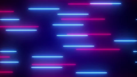 Abstract directional glowing neon lines geometric background animated. colo.. Stock-Footage 293486095