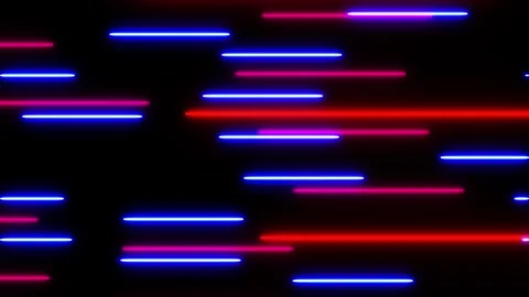 Abstract directional glowing neon lines geometric background animated. colo.. Stock Footage 293486105