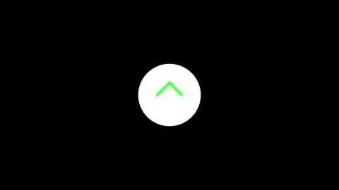 Abstract directional up icon or swipe up arrow signal animation 4k.up arrow.. Stock Footage 306557847