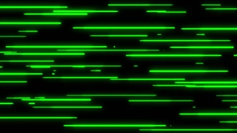 Abstract Directional Neon Green Lines Animation. Data Flow Concept. Stock Footage 171877547