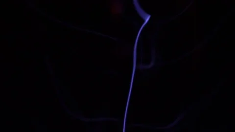 Abstract discharges inside the plasma ball Stock Footage 83698666