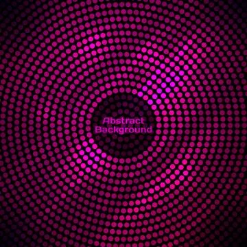 Abstract disco background with halftone. Stock Illustration
